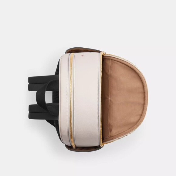 Coach X Observed By Us Court Backpack In Leather- Chalk Multi Bag CU389 NWT - Picture 5 of 6